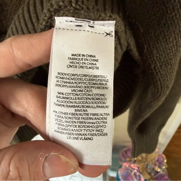 Polo Ralph Lauren hand knit zebra rollneck sweater - Picture 6 of 8